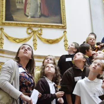 Pupils visit the Picture Gallery, Buckingham Palace