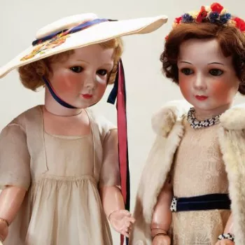 France and Marianne, two dolls in Queen Mary's Dolls' House