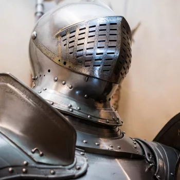 Helmet of Henry VIII armour garniture