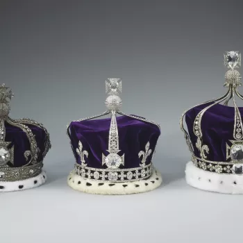 Queen Alexandra, Queen Elizabeth and Queen Mary's crowns