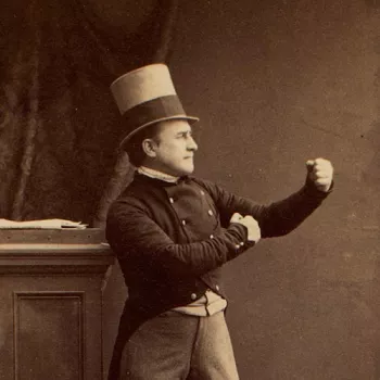 Portrait of Horace Wigan (c.1851-85) in the 'Benicia Boy', standing in a fighter's pose