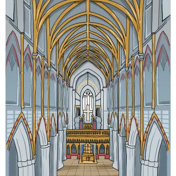 Illustration of Holyrood Abbey