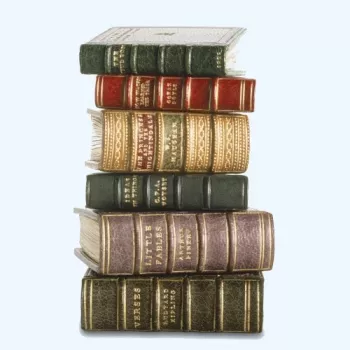 Stack of miniature books