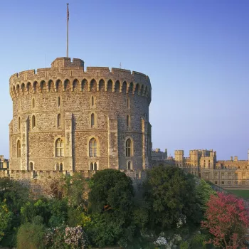 A photograph of the Round Tower at Windsor Castle