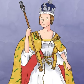 Illustration of Queen Victoria