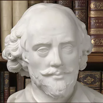 Bust of Shakespeare in the Royal Library