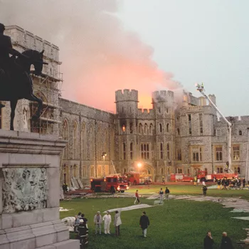 The fire at Windsor Castle