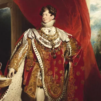 A portrait of George IV by Sir Thomas Lawrence