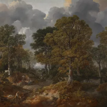 Detail from Gainsborough's 'Cornard Wood', National Gallery