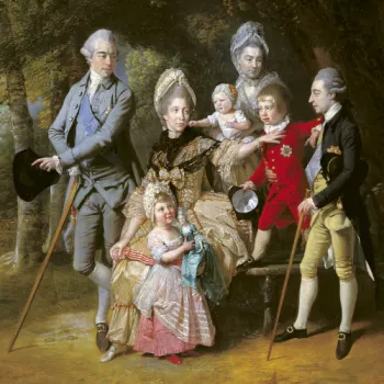 Portrait of Queen Charlotte and her family