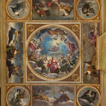 The ceiling panels of Marlborough House