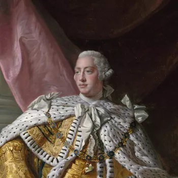 Portrait of George III in his coronation robes