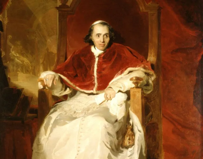 Thomas Lawrence dominated the art of portrait painting in England for forty years, undertaking commissions for the future George IV from 1814. After 1818 Lawrence was largely occupied in the major royal commission for a series of portraits of the European
