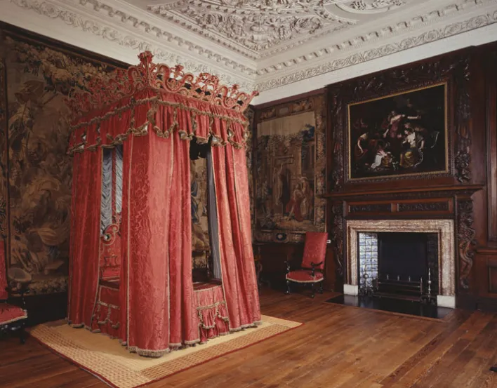 The King's Bedchamber at the Palace of Holyroodhouse