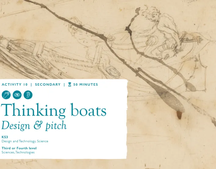 Thinking boats school resource front cover