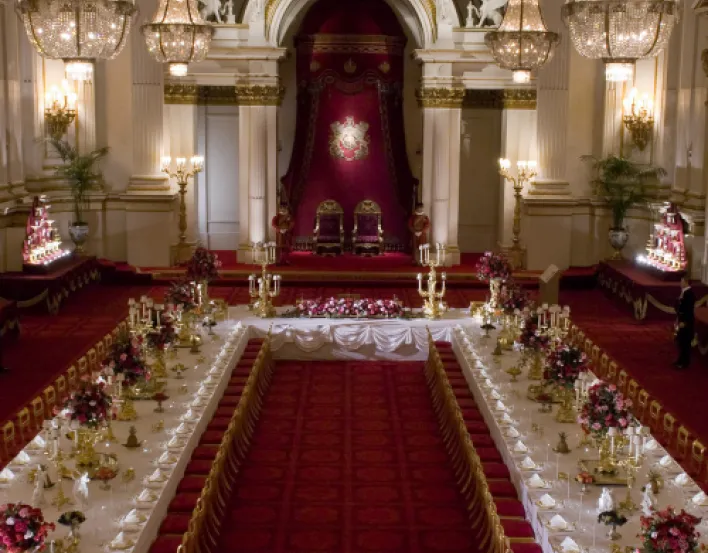 The Ballroom at Buckingham Palace
