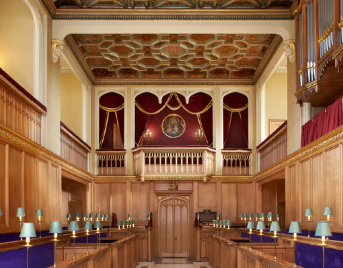 The Chapel Royal at St James's Palace.