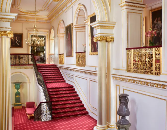 The Grand Staircase at St James's Palace.