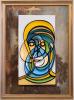 The Enlightenment of St John The Hybrid – Icons for Mavericks Series | 2022 | 59cm x 64cm | MDF, Yacht Enamel) Copyright © 2023 Graeme Mortimer Evelyn
