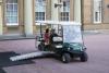 Golf buggy available for access visitors