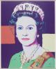 Pop art image of Queen Elizabeth II 