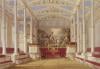 A watercolour depicting a topographical interior view of the Private Chapel at Buckingham Palace.
Morison was commissioned in 1843 by Queen Victoria and Prince Albert, who became keen collectors of the fashionable nineteenth-century watercolour genre of i